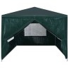 vidaXL Tenda per Feste 3x3 m Verde