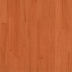 vidaXL Giroletto Marrone Cera 120x190 cm in Legno Massello di Pino