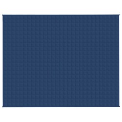 vidaXL Coperta Ponderata Blu 235x290 cm 11 kg Tessuto