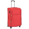 vidaXL Set di Valigie Trolley 3 pz Morbide Rosse