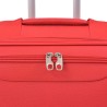 vidaXL Set di Valigie Trolley 3 pz Morbide Rosse