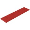 Pannelli Murali 12 pz Rosso Vino 60x15 cm Similpelle 1,08 m²