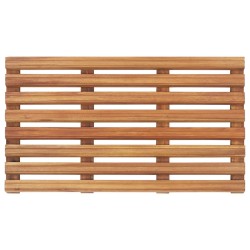 vidaXL Pedane da Bagno 2 pz in Legno Massello d'Acacia 56x37 cm