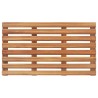 vidaXL Pedane da Bagno 2 pz in Legno Massello d'Acacia 56x37 cm