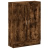 vidaXL Libreria Rovere Fumo 82,5x30,5x115 cm in Legno Multistrato