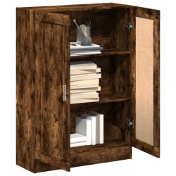 vidaXL Libreria Rovere Fumo 82,5x30,5x115 cm in Legno Multistrato