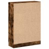 vidaXL Libreria Rovere Fumo 82,5x30,5x115 cm in Legno Multistrato