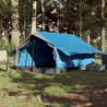 vidaXL Tenda da Campeggio 2 Persone Blu 193x122x96 cm Taffetà 185T