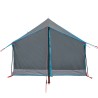 vidaXL Tenda da Campeggio 2 Persone Blu 193x122x96 cm Taffetà 185T