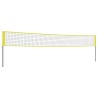 vidaXL Rete da Pallavolo Gialla e Nera 823x244 cm Tessuto PE