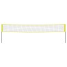 vidaXL Rete da Pallavolo Gialla e Nera 823x244 cm Tessuto PE