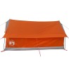 vidaXL Tenda per 2 Persone Grigia Arancione 193x122x96cm Taffetà 185T