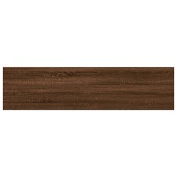 vidaXL Mensole Parete 4pz Rovere Marrone 40x10x1,5cm Legno Multistrato