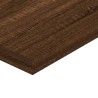 vidaXL Mensole Parete 4pz Rovere Marrone 40x10x1,5cm Legno Multistrato