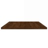 vidaXL Mensole Parete 4pz Rovere Marrone 100x40x1,5 Legno Multistrato