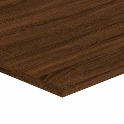 vidaXL Mensole Parete 4pz Rovere Marrone 100x40x1,5 Legno Multistrato