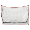 vidaXL Rete da Golf 356x92,5x215 cm in Metallo