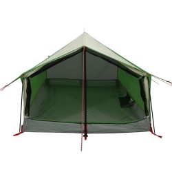 vidaXL Tenda da Campeggio 2 Persone Verde 193x122x96cm Taffetà 185T