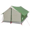 vidaXL Tenda da Campeggio 2 Persone Verde 193x122x96cm Taffetà 185T