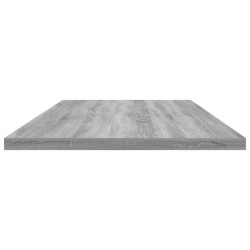 vidaXL Mensole Parete 4pz Grigio Sonoma 100x30x1,5cm Legno Multistrato