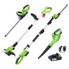 Set 4 Utensili da Giardino a Batteria con Batterie e Caricatore