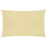 vidaXL Vela Parasole 160 g/m² Beige 3x6 m in HDPE