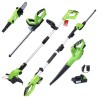 Set 5 Utensili da Giardino a Batteria con Batterie e Caricatore