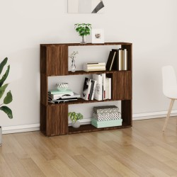 vidaXL Libreria/Divisorio Rovere Marrone 100x24x94 cm