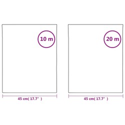 vidaXL Pellicole per Finestre Smerigliate Bianche in PVC