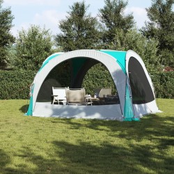 vidaXL Tenda da Festa Verde 360x360x215 cm Taffetà 185T