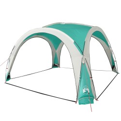 vidaXL Tenda da Festa Verde 360x360x215 cm Taffetà 185T