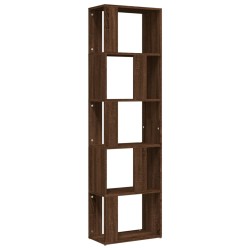   Libreria Rovere Marrone 45x24x160 cm in Legno ingegnerizzato