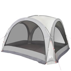 vidaXL Tenda da Festa Bianca 360x360x215 cm Taffetà 185T