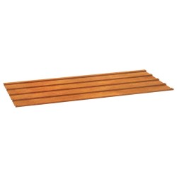 vidaXL Pannelli per Tetti 12 pz Ruggine 100x44 cm in Acciaio Corten