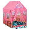   Tenda da Gioco per Bambini Rosa con 250 Palline 69x94x104 cm