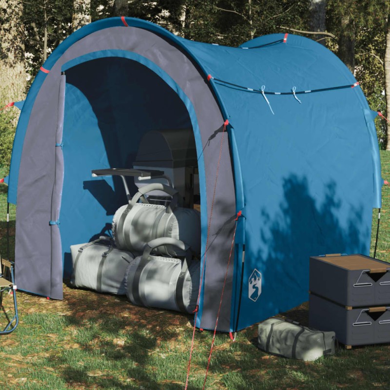 vidaXL Tenda Portaoggetti Blu 204x183x178 cm Taffetà 185T