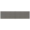 Pannelli Murali 12 pz Grigio Chiaro 60x15 cm Tessuto 1,08 m²