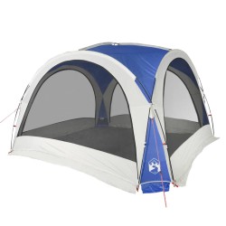 vidaXL Tenda da Festa Blu 360x360x215 cm Taffetà 185T