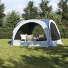 vidaXL Tenda da Festa Blu 360x360x215 cm Taffetà 185T