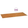 vidaXL Pannelli per Tetti 36 pz Ruggine 100x44 cm in Acciaio Corten