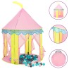   Tenda da Gioco per Bambini Rosa con 250 Palline 100x100x127 cm