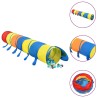   Tunnel Gioco Bambini 250 Palline Multicolore 245 cm Poliestere