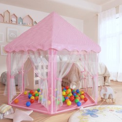   Tenda da Gioco Principessa con 250 Palline 133x140 cm Rosa