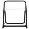 vidaXL Carrello Avvolgitubo 48cm 45kg Nero Acciaio Verniciato Polvere