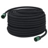 vidaXL Tubo di Irrigazione da Giardino Nero 0,6" 50 m in Gomma