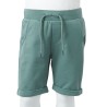 Pantaloncini per Bambini con Coulisse Petrolio Antico 104