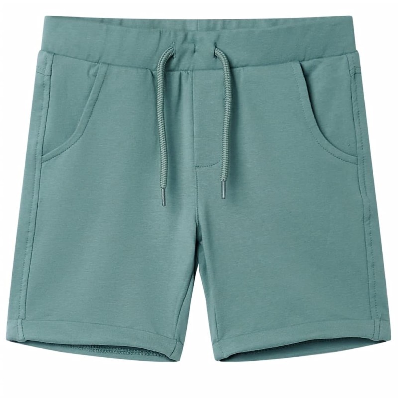 Pantaloncini per Bambini con Coulisse Petrolio Antico 128