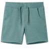 Pantaloncini per Bambini con Coulisse Petrolio Antico 128