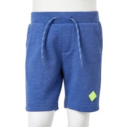 Pantaloncini per Bambini con Coulisse Blu Mélange 140