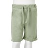 Pantaloncini per Bambini con Coulisse Cachi Chiaro 116